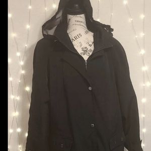 Gallery black winter coat w hood 1x